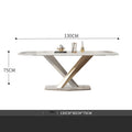 Small Household Stainless Steel Dining Table And Chair Combination